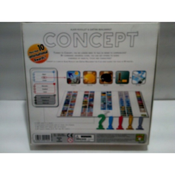 Concept- Deduction Party Game- Repos Productions Open Box Pieces Still Sealed - Picture 6 of 9